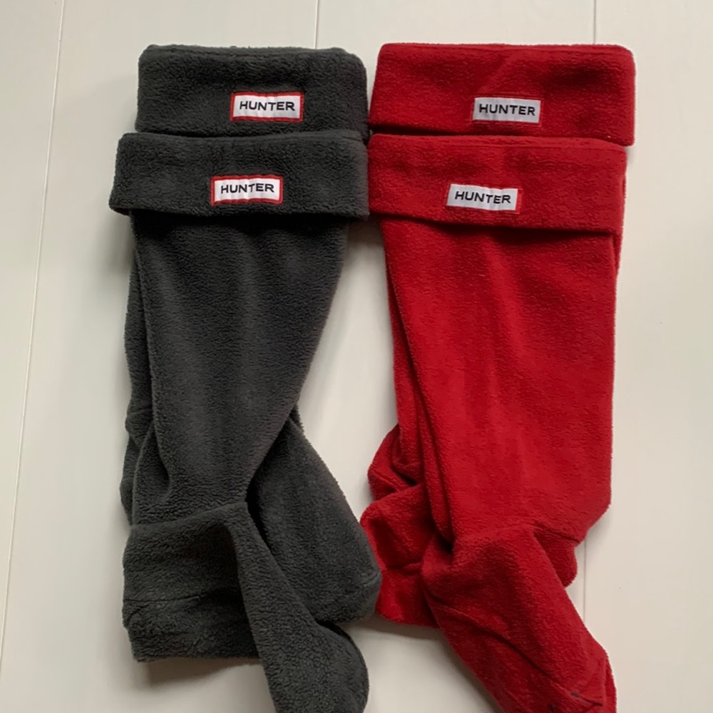 HUNTER Tall Boot Socks 2 Pairs M
